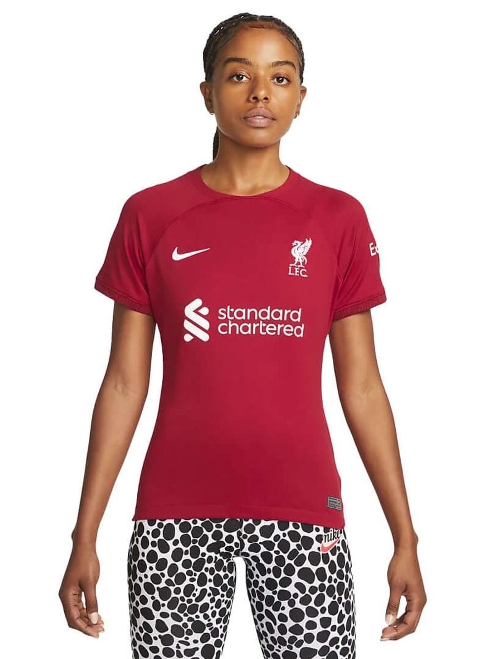 Nike Liverpool 22/23 Womens Home Jersey Sz L Slim Fit